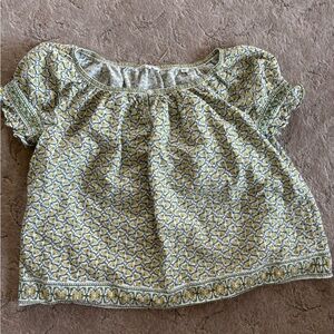 Max Studio Lemon Print Blouse